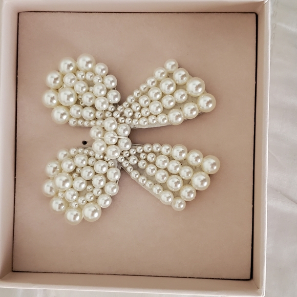Simone Rocha x HM faux pearl brooch NWT - Picture 4 of 5
